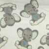 Elephants on clouds Flannel