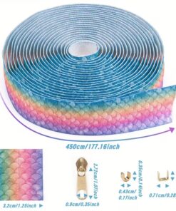 Alternative view of Mermaid Zipper set