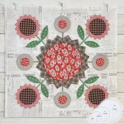 Sunflower Quilt Template