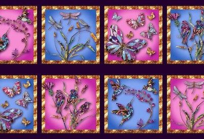 Swan Lake Fabric Panel