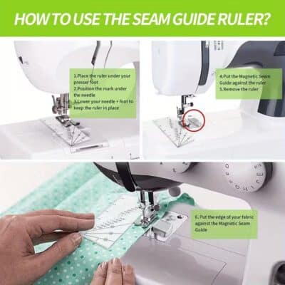Alternative view of Stitch Guide Ruler