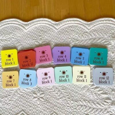 Alternative view of Quilt Block Markers