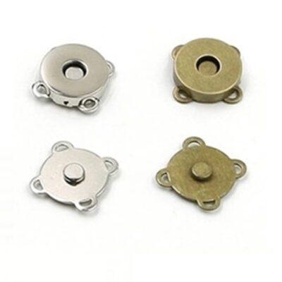 Magnetic Buttons for bags - 14mm - Silver