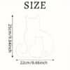 Cat Shape Template