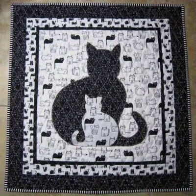 Alternative view of Cat Shape Template