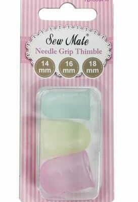 Sew Mate Needle Grip Thimbles 3pk