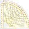 Circle Fan 90 deg Ruler