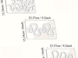 Alternative view of 3 Pce Free Motion Quilting Ruler Set - EE