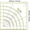 Curved and Circular Cutting Ruler