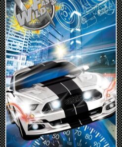 Fast and Wild Black Car Panel