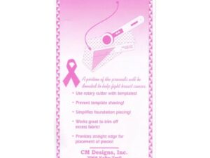 CM Designs Ruler 6" Add-A-Quarter Pink