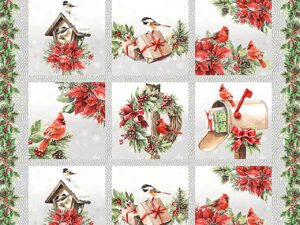 Feathered Festivities - Cardinal Multi Craft Panel