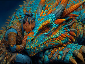 Elf and Dragon 2 - Azure Panel